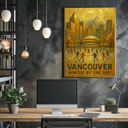 Vancouver Winter By The Bay Poster