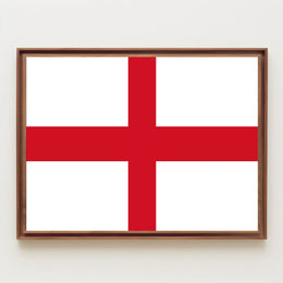 England Flag Poster