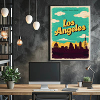 Los Angeles Vintage Poster