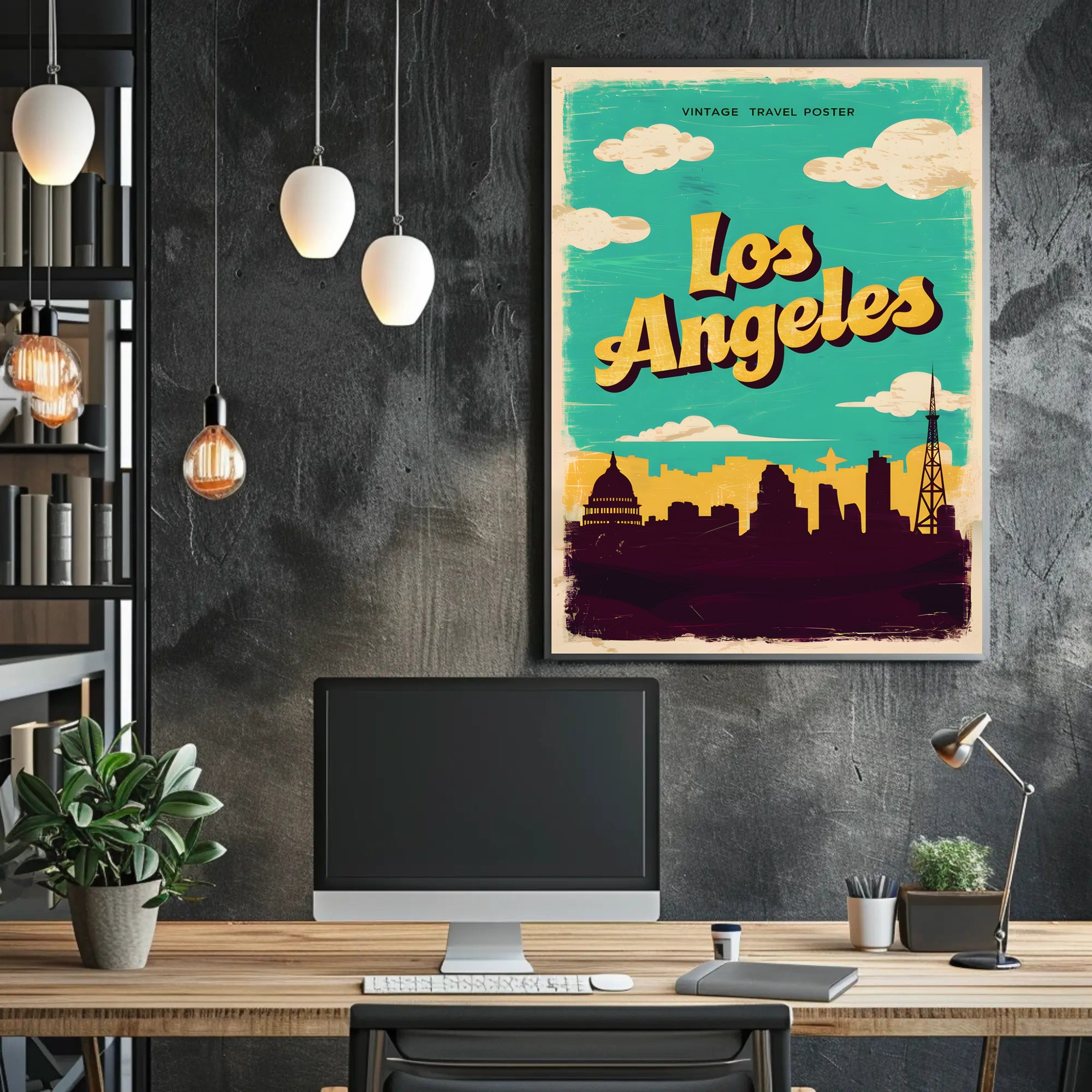 Los Angeles Vintage Poster