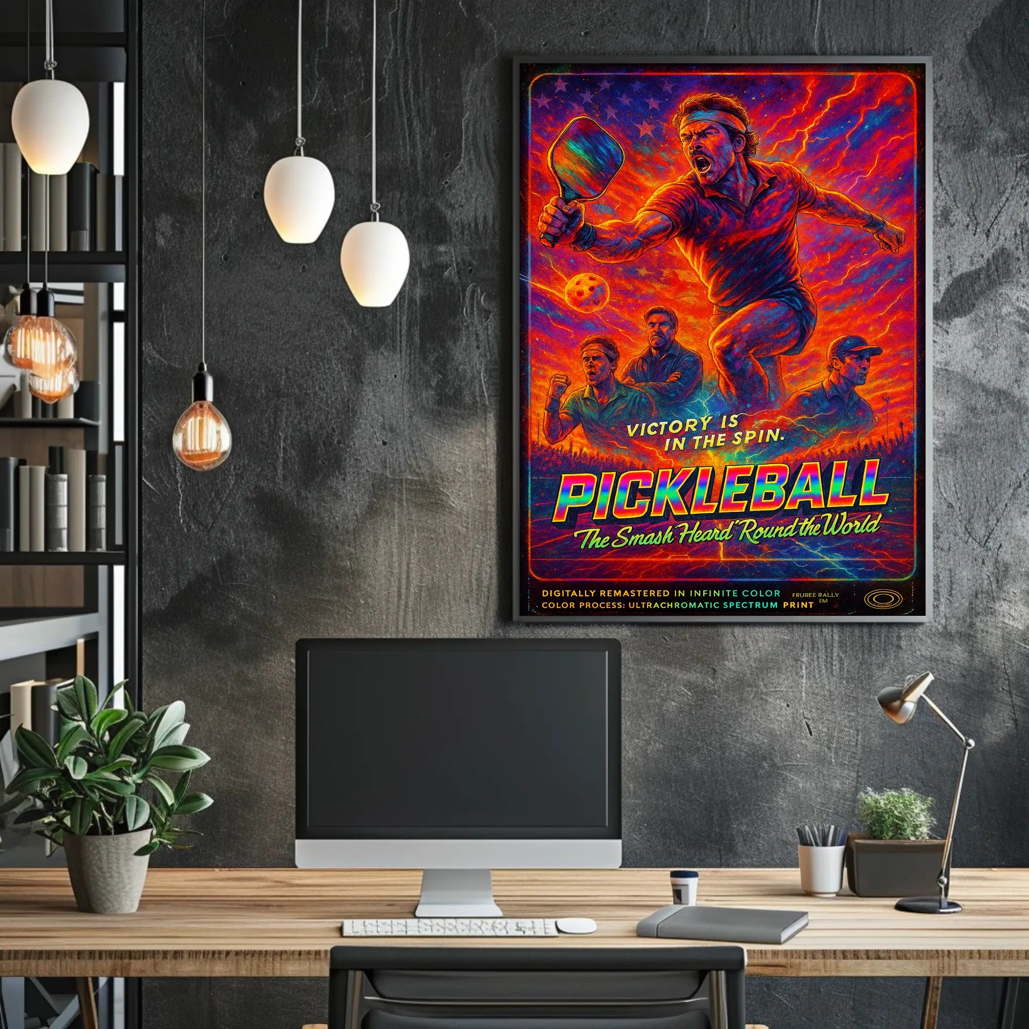 Pickleball – The Smash Heard 'Round the World Poster PosterGoat