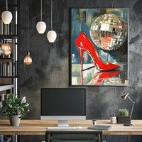 Disco Glamour Retro Poster Wall Art For Decor