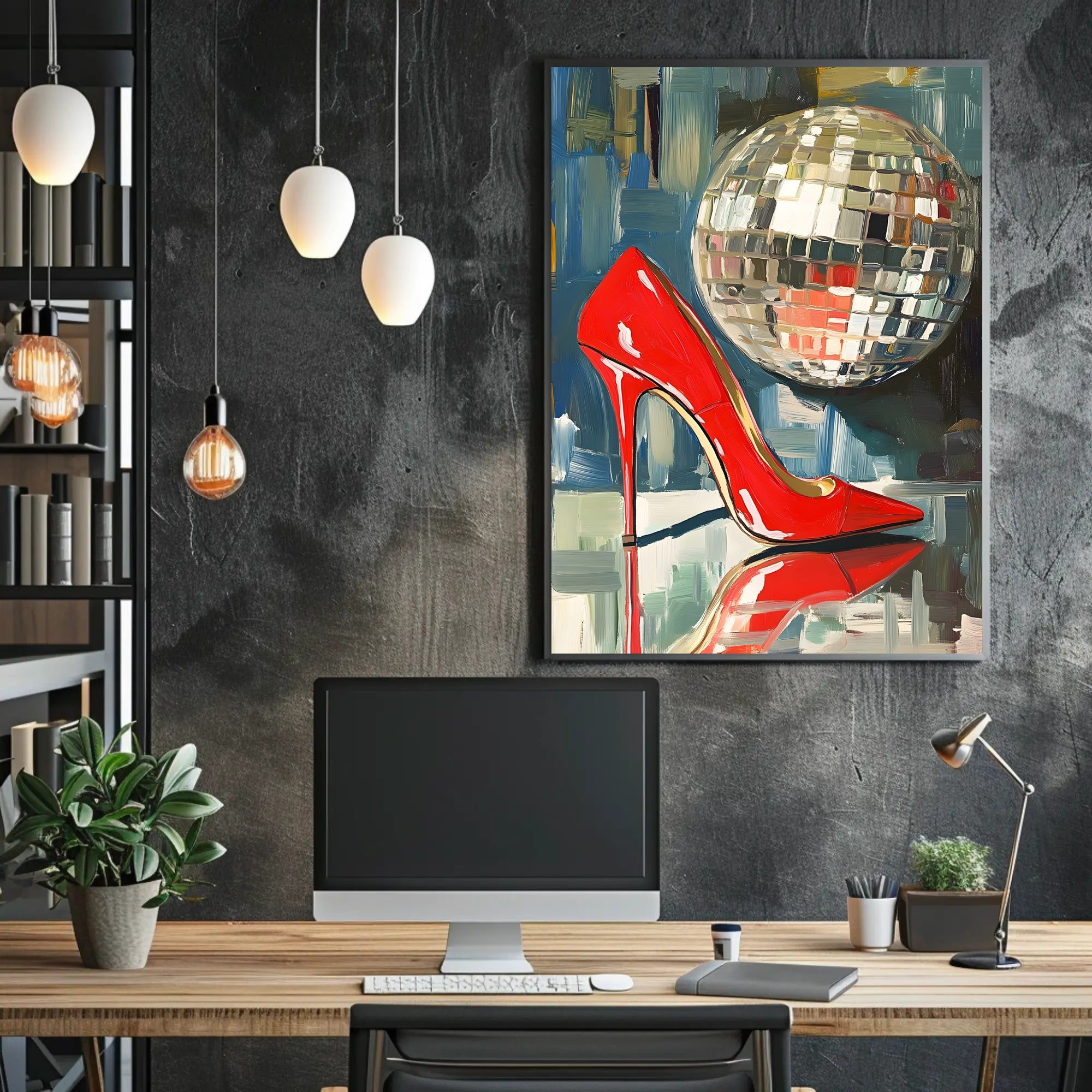 Disco Glamour Retro Poster Wall Art For Decor