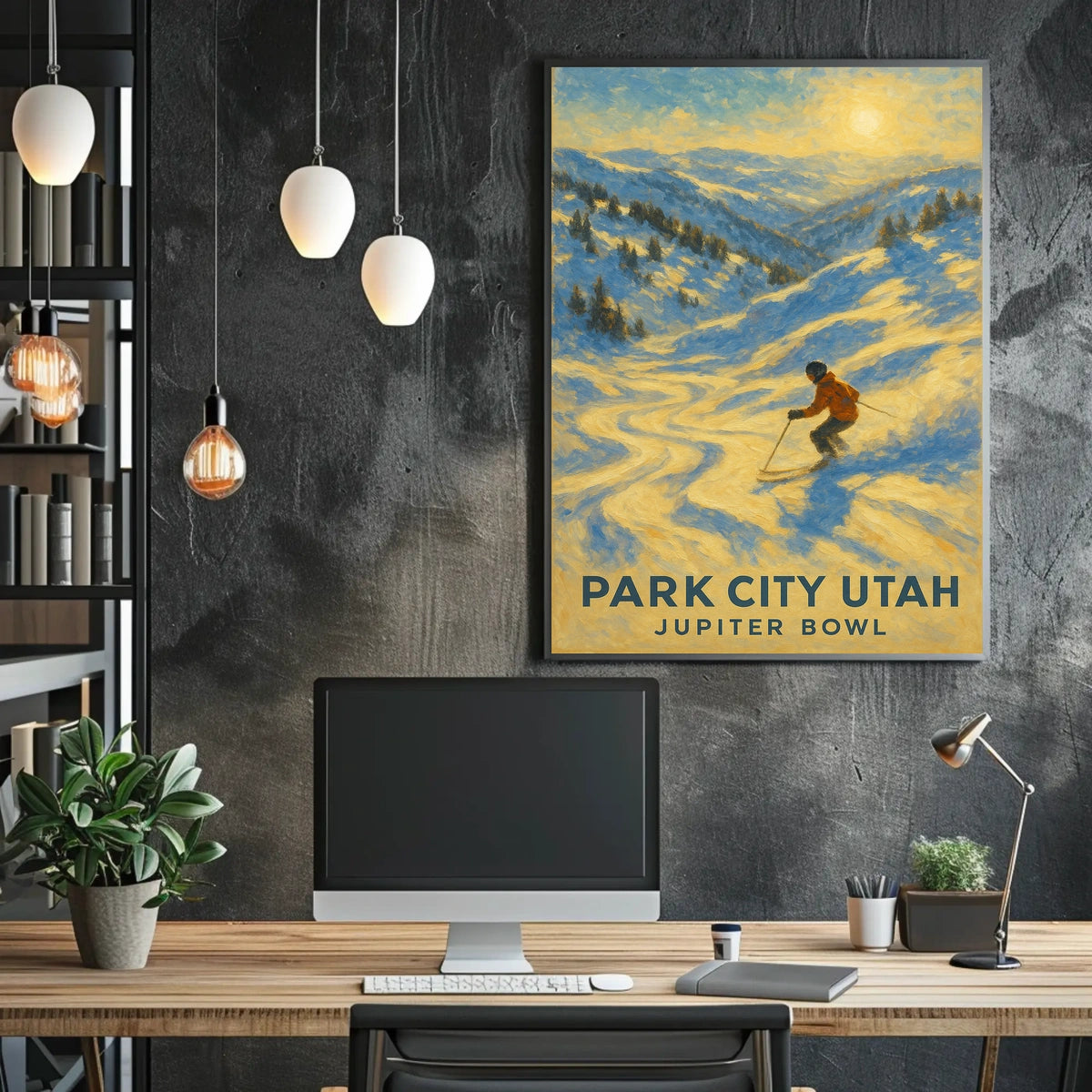 Park City Utah Jupiter Bowl Poster