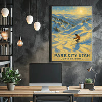 Park City Utah Jupiter Bowl Poster