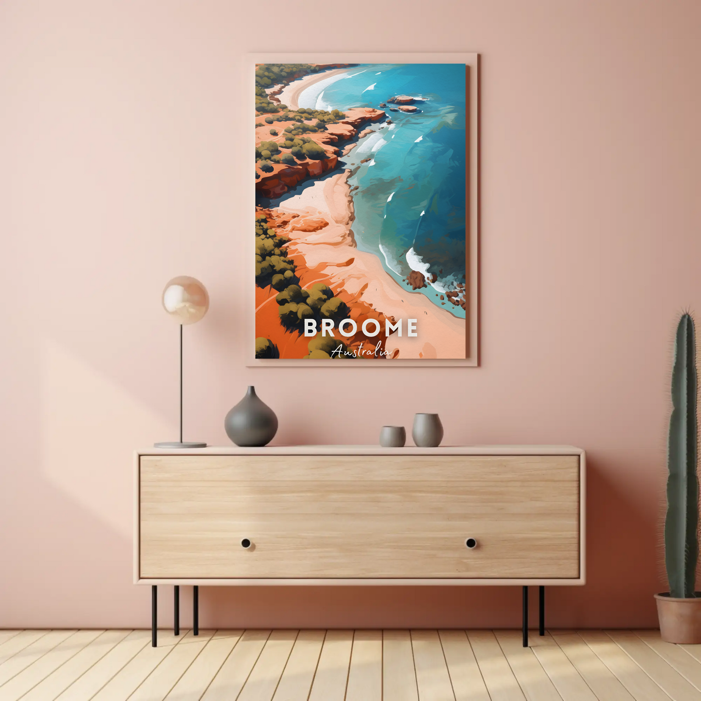 Broome Coastal Australia Travel Poster