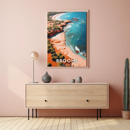 Broome Coastal Australia Travel Poster
