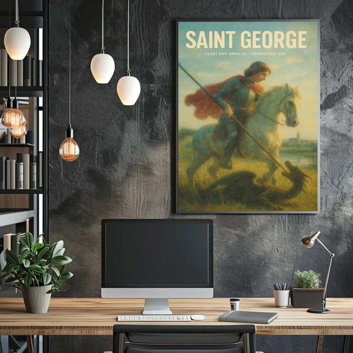 Saint George The Dragon Slayer Poster