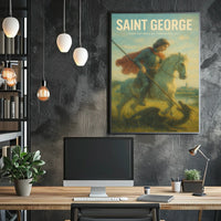 Saint George The Dragon Slayer Poster