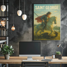 Saint George The Dragon Slayer Poster