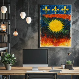 Vibrant Heraldry Poster