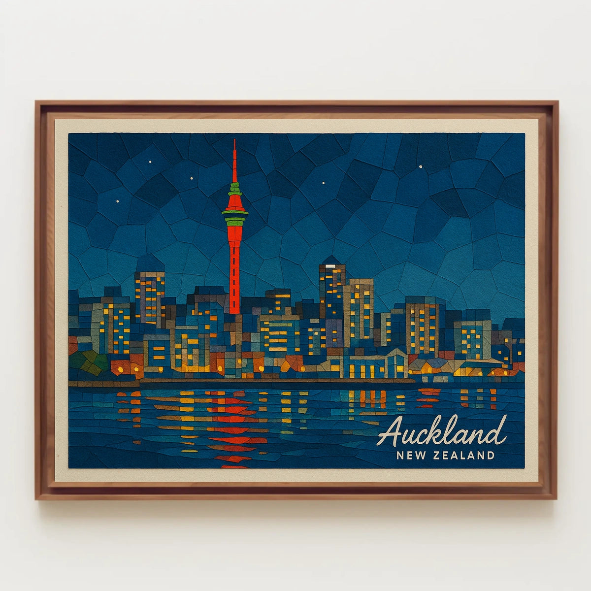 Auckland Skyline Poster
