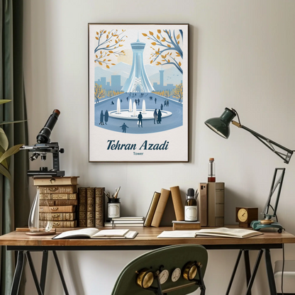 Tehran Azadi Tower Poster
