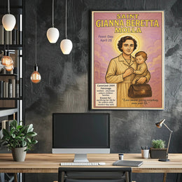 Saint Gianna Beretta Molla Poster PosterGoat