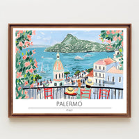 Scenic View of Palermo Poster