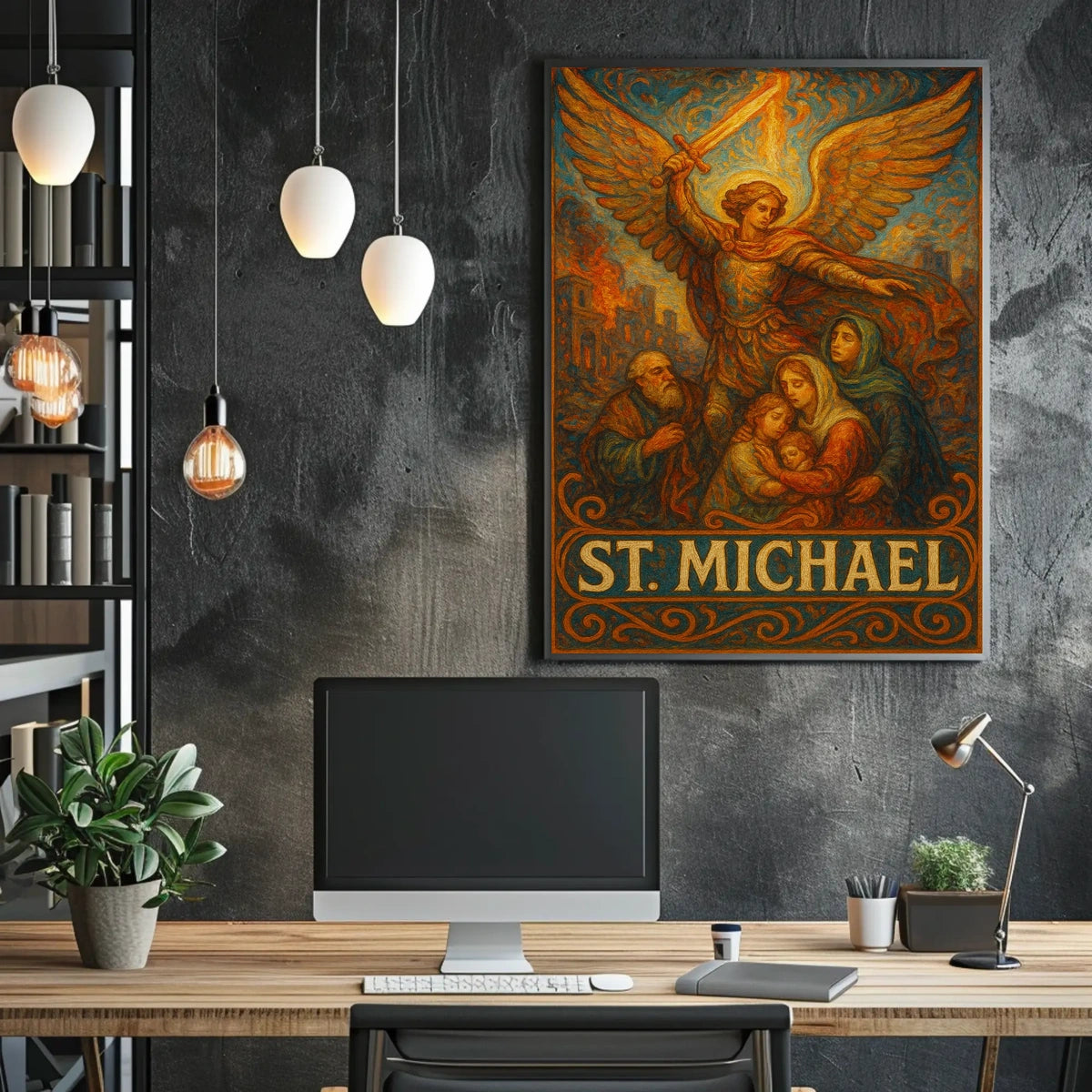 St. Michael Protector And Warrior Poster