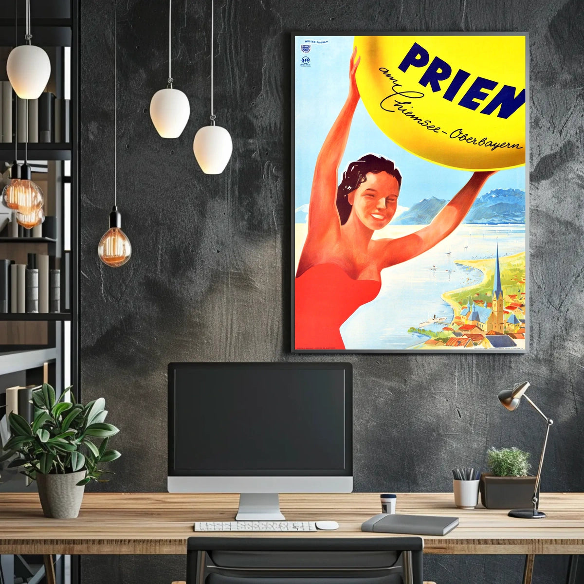Prien Am Chiemsee Oberbayern Poster