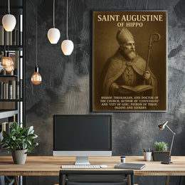 Saint Augustine Of Hippo Poster