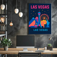 Vibrant Las Vegas Poster