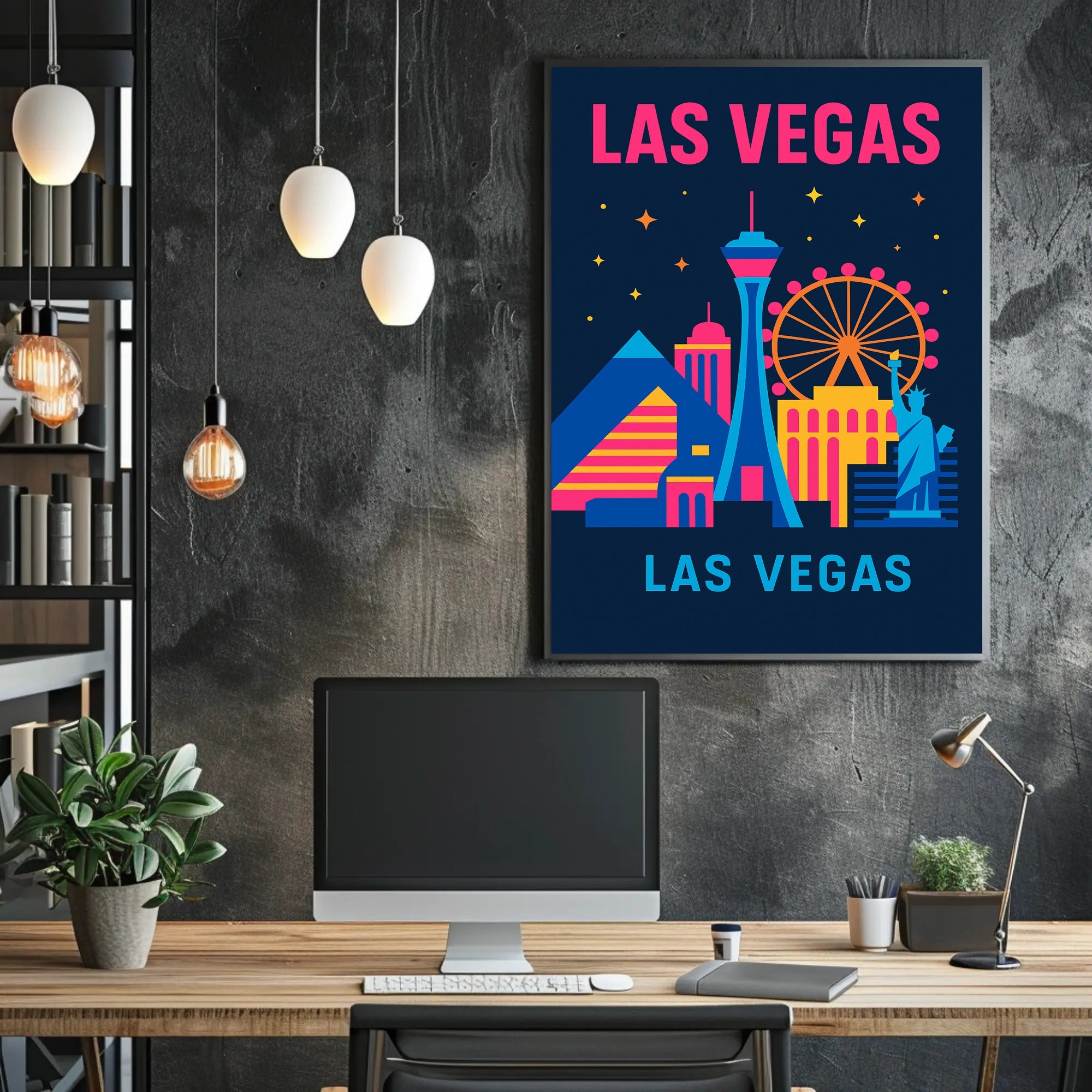 Vibrant Las Vegas Poster