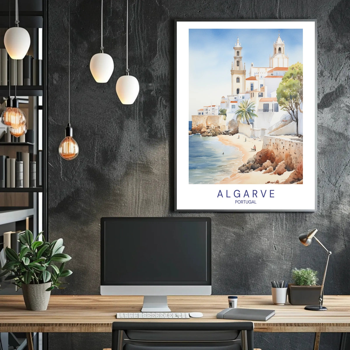 Algarve, Portugal Coastal Charm Poster
