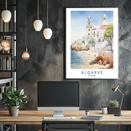 Algarve, Portugal Coastal Charm Poster