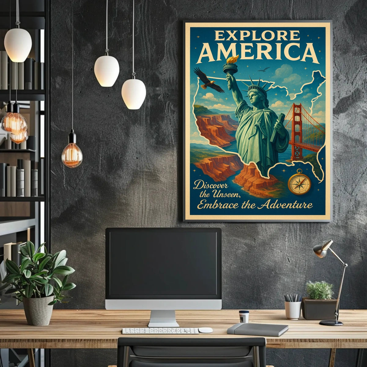 Explore America Poster