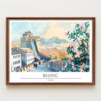Scenic View of Beijing Poster