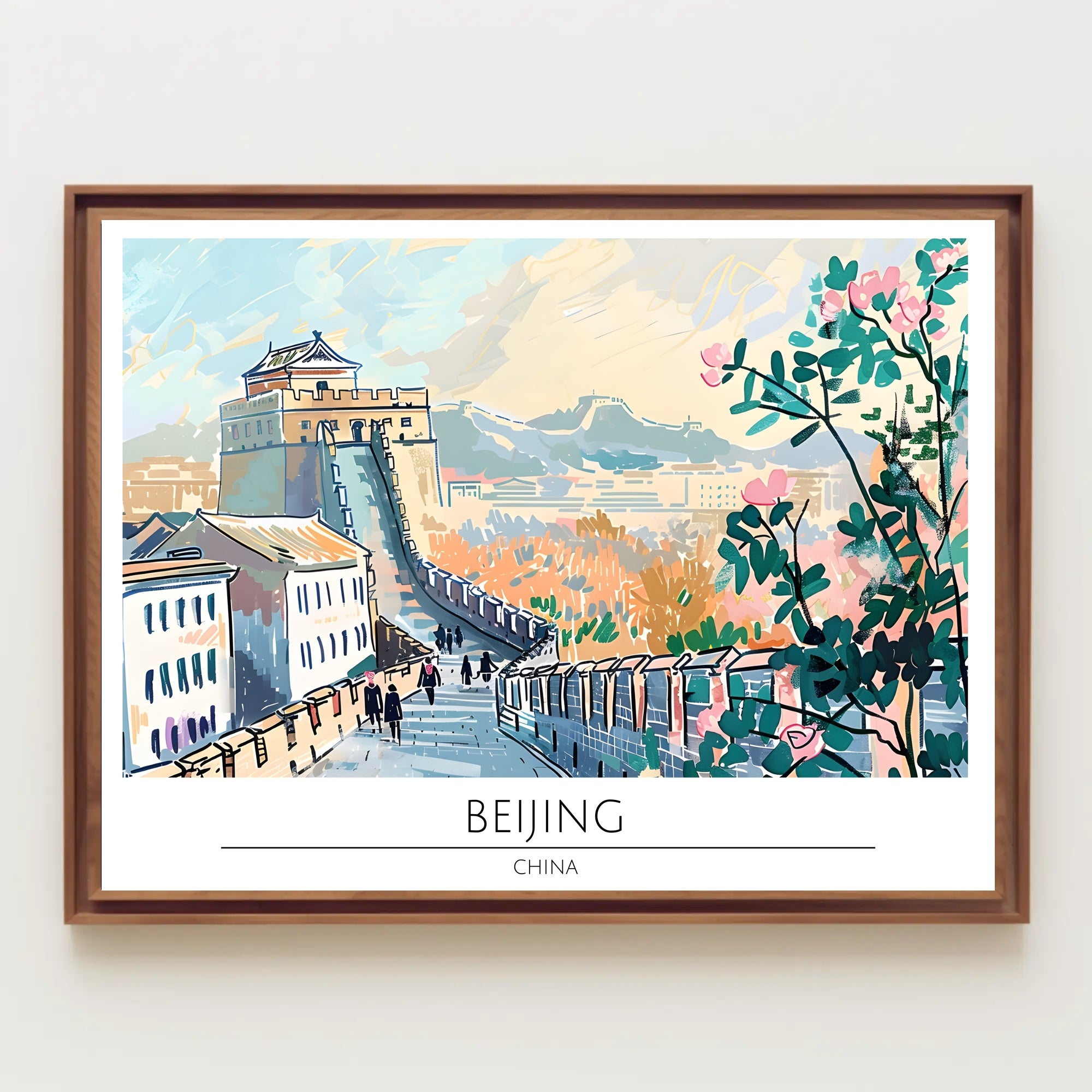 Scenic View of Beijing Poster