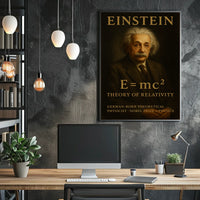 Albert Einstein Theory Of Relativity Poster