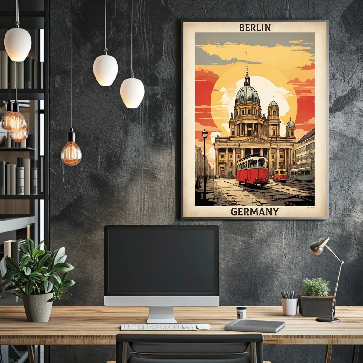 Berlin Architectural Charm Poster