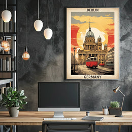 Berlin Architectural Charm Poster