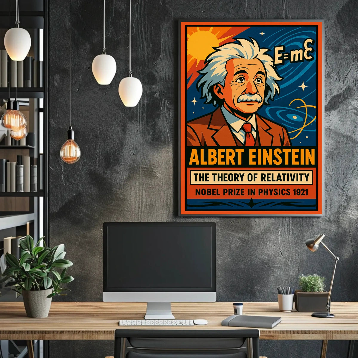 Albert Einstein The Theory Of Poster
