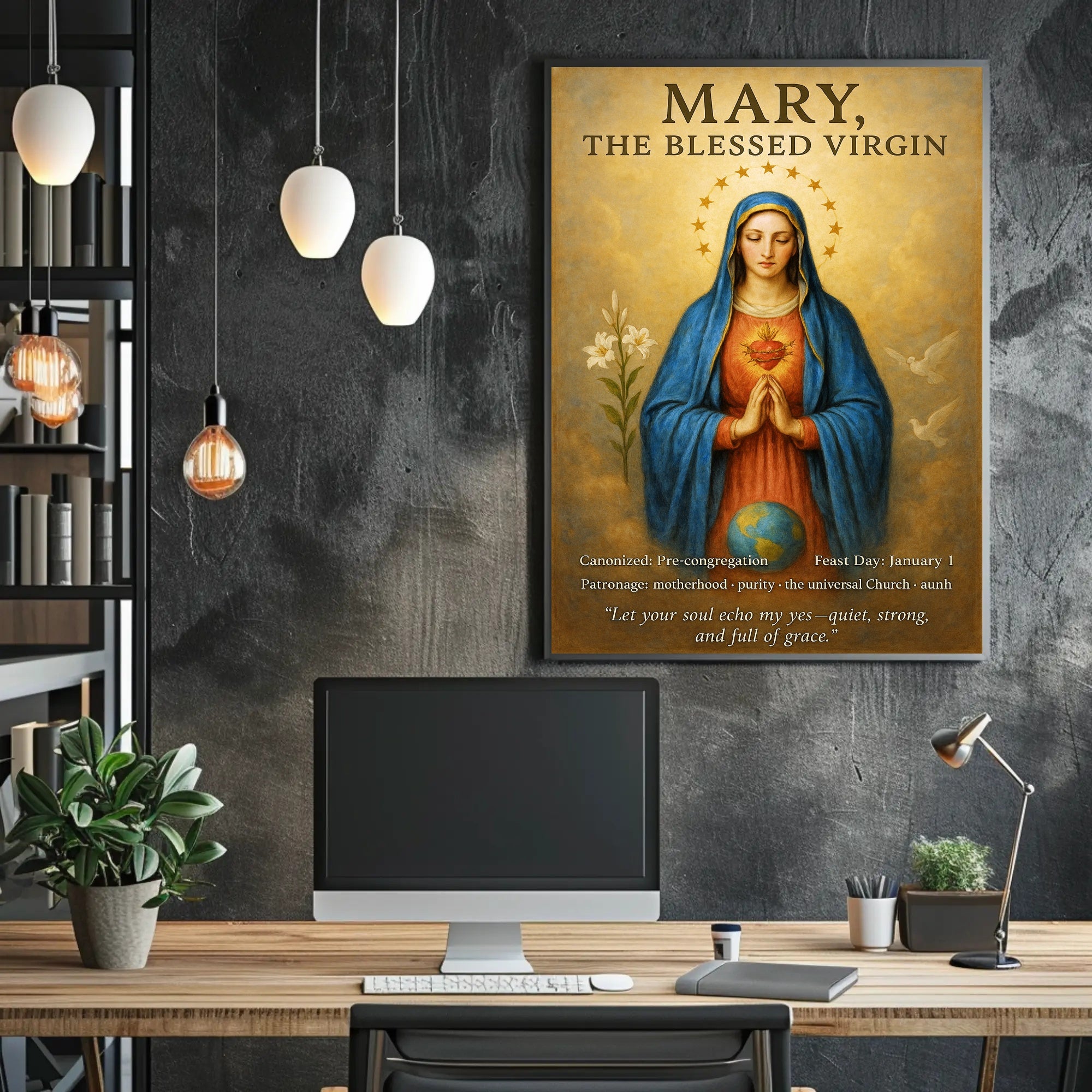 Mary, The Blessed Virgin Poster PosterGoat