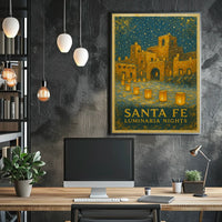 Santa Fe Luminaria Nights Poster