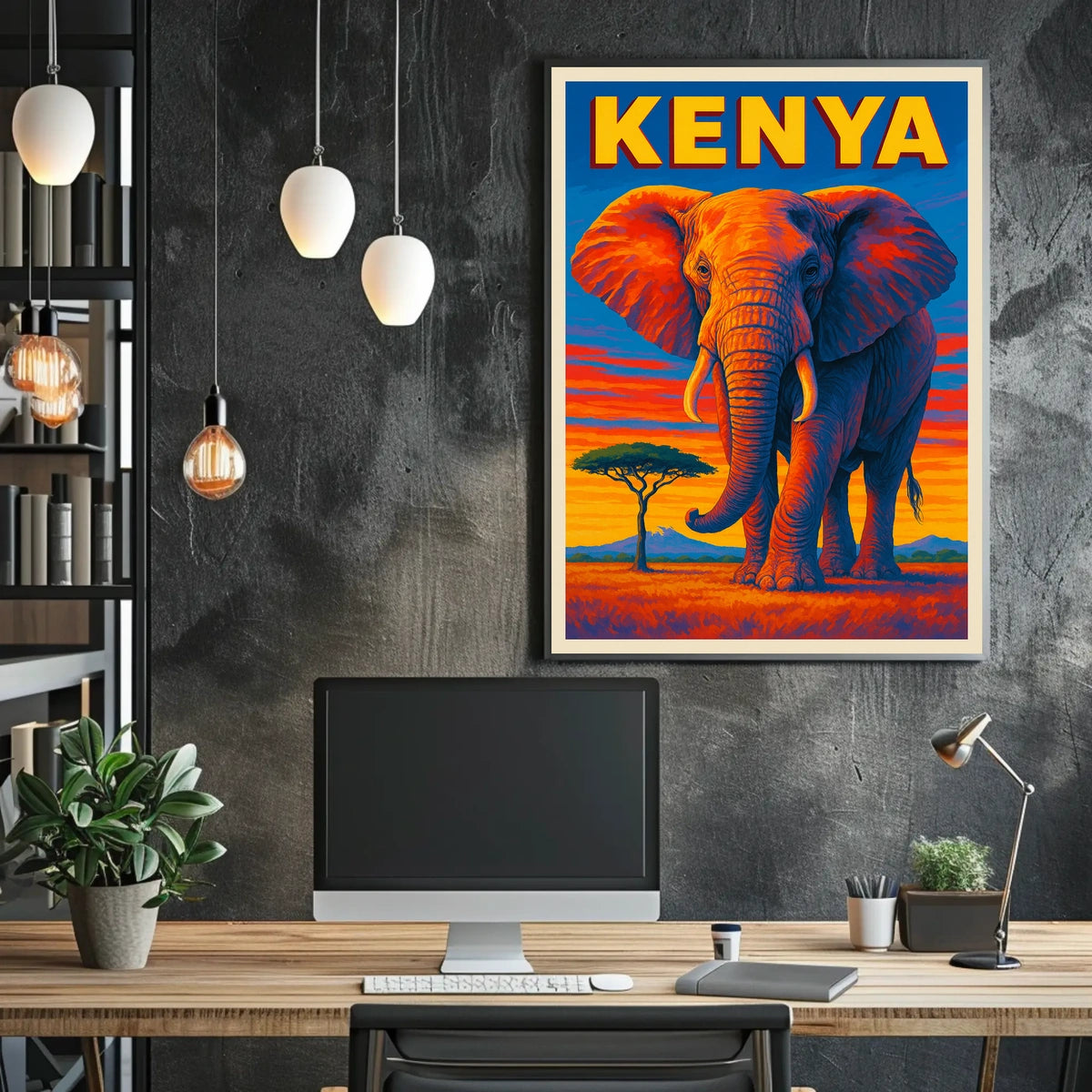 Majestic Kenya Poster