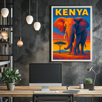 Majestic Kenya Poster