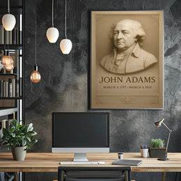 John Adams Commemorative Poster