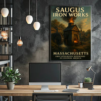 Saugus Iron Works Poster
