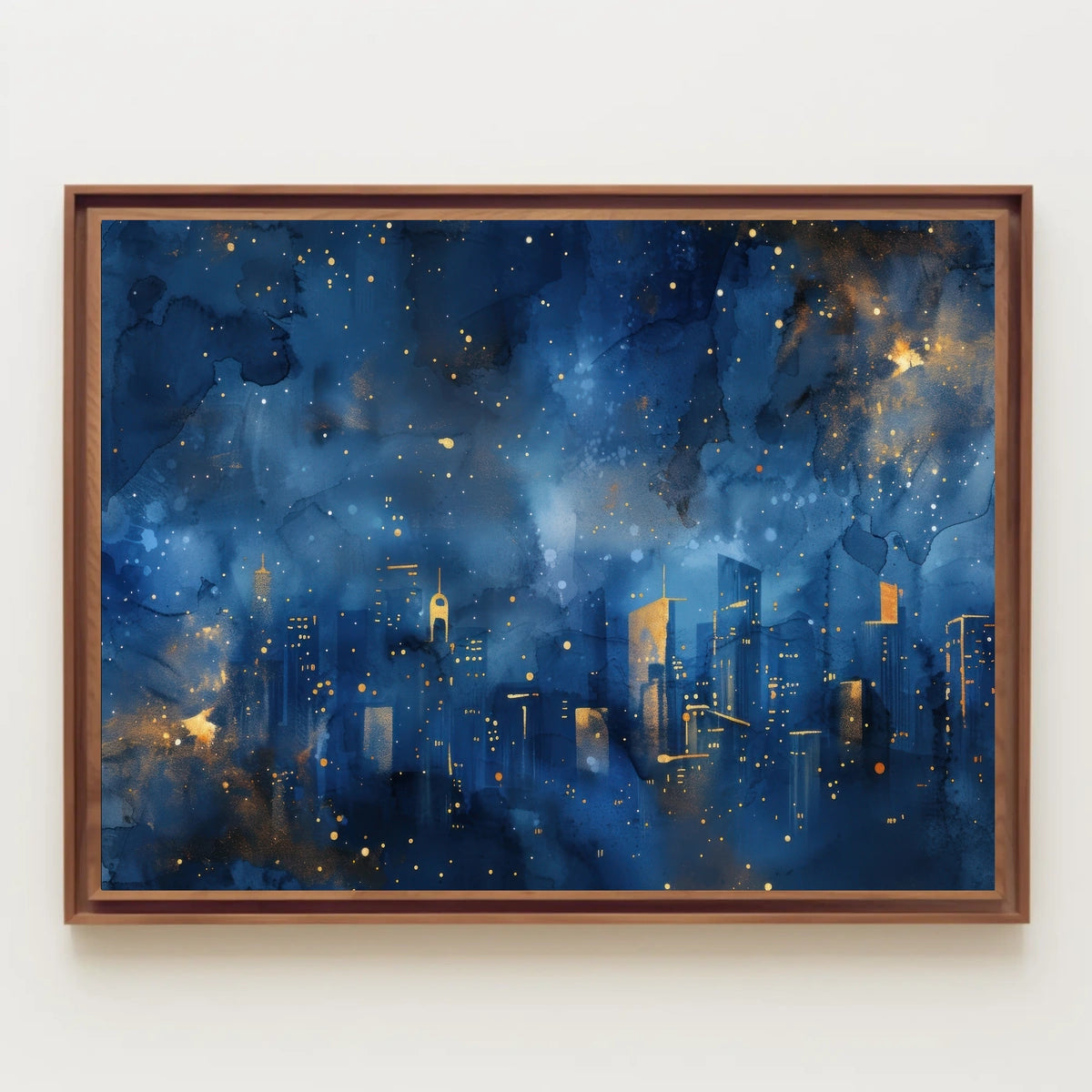 Celestial Cityscape Poster