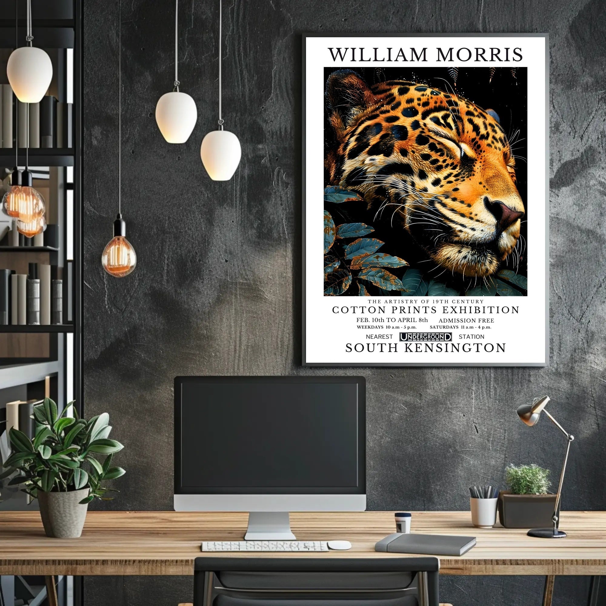 William Morris Leopard Art: Cultural or Heritage Poster