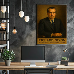 Formal Portrait of Respected Leader Historical or Presidential Poster