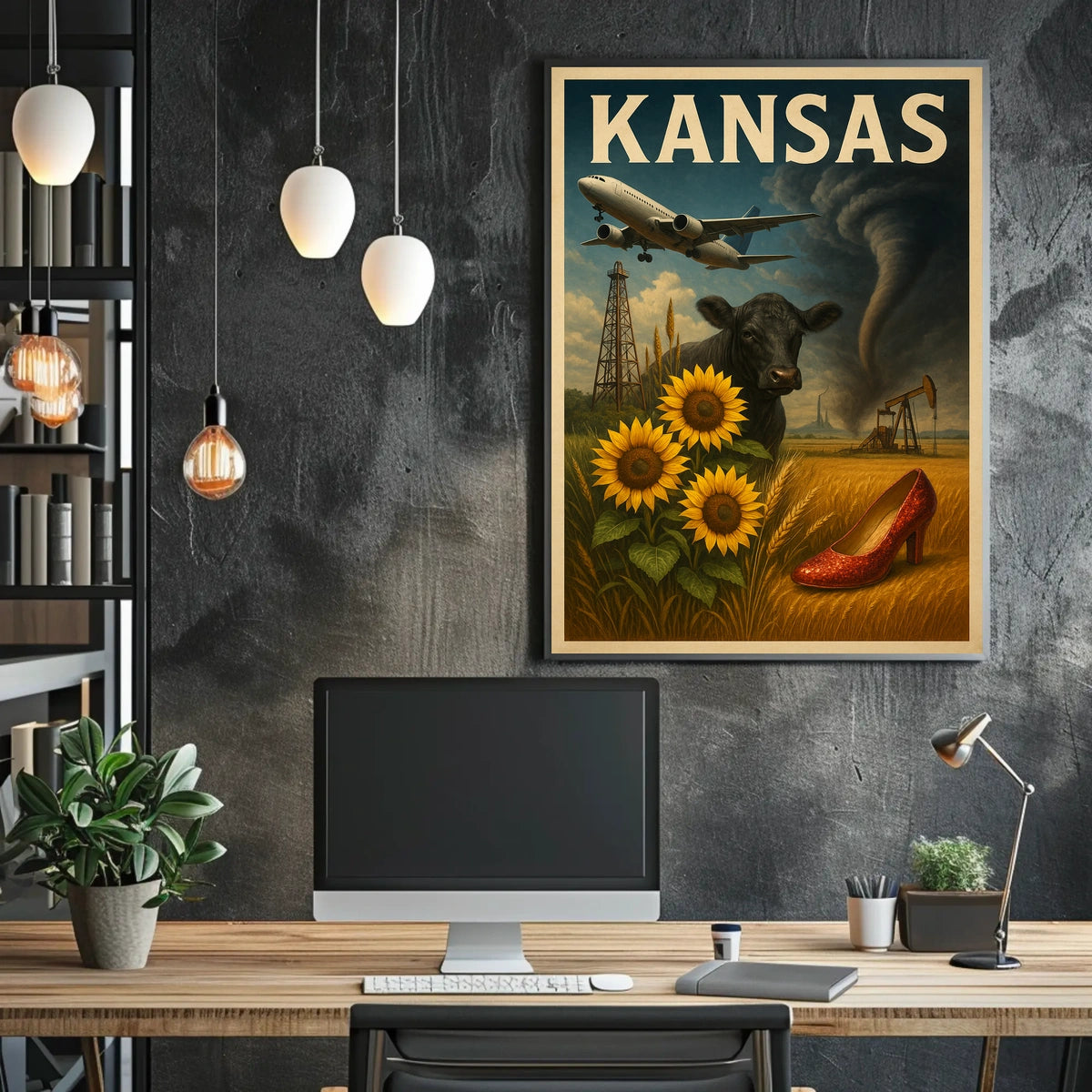 Kansas A Land of Diversity Poster
