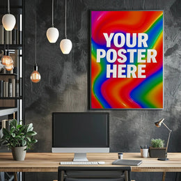 Vibrant Design Template Poster PosterGoat