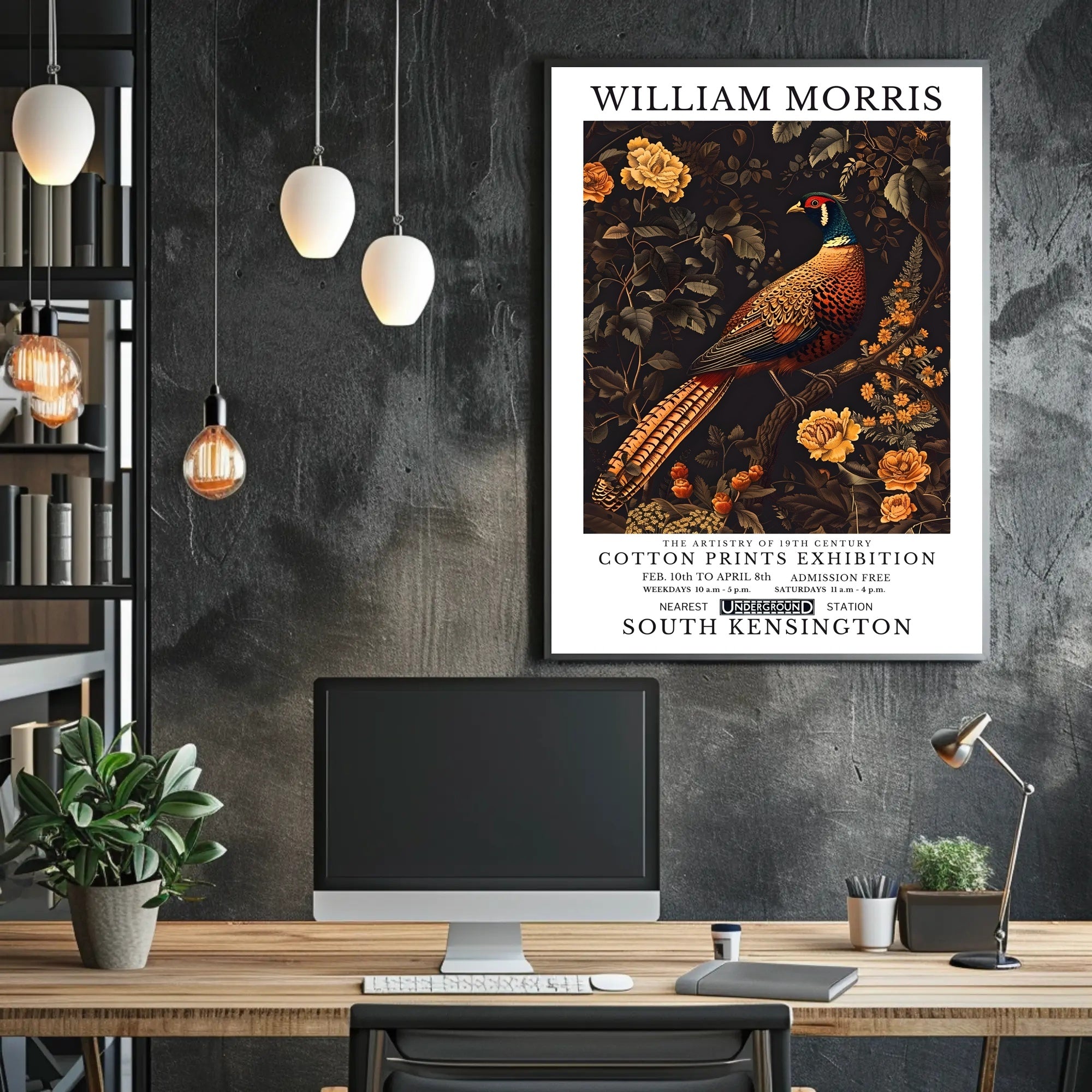 19th Century Cotton Prints Exhibition Heritage Poster
