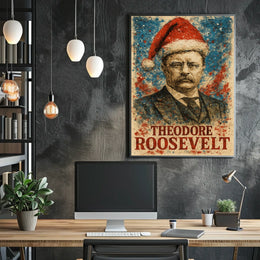 Theodore Roosevelt 26th President of the United States Christmas SeriesPoster