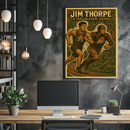 Jim Thorpe A Trailblazing Legend Poster