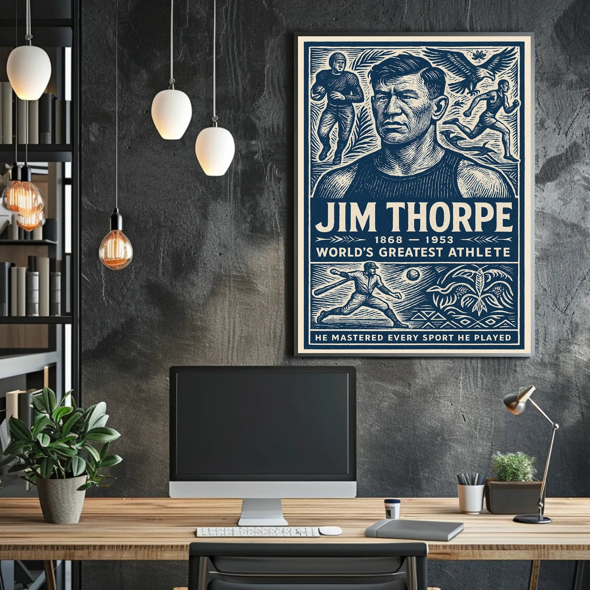 Jim Thorpe Worlds Greatest Athlete Poster