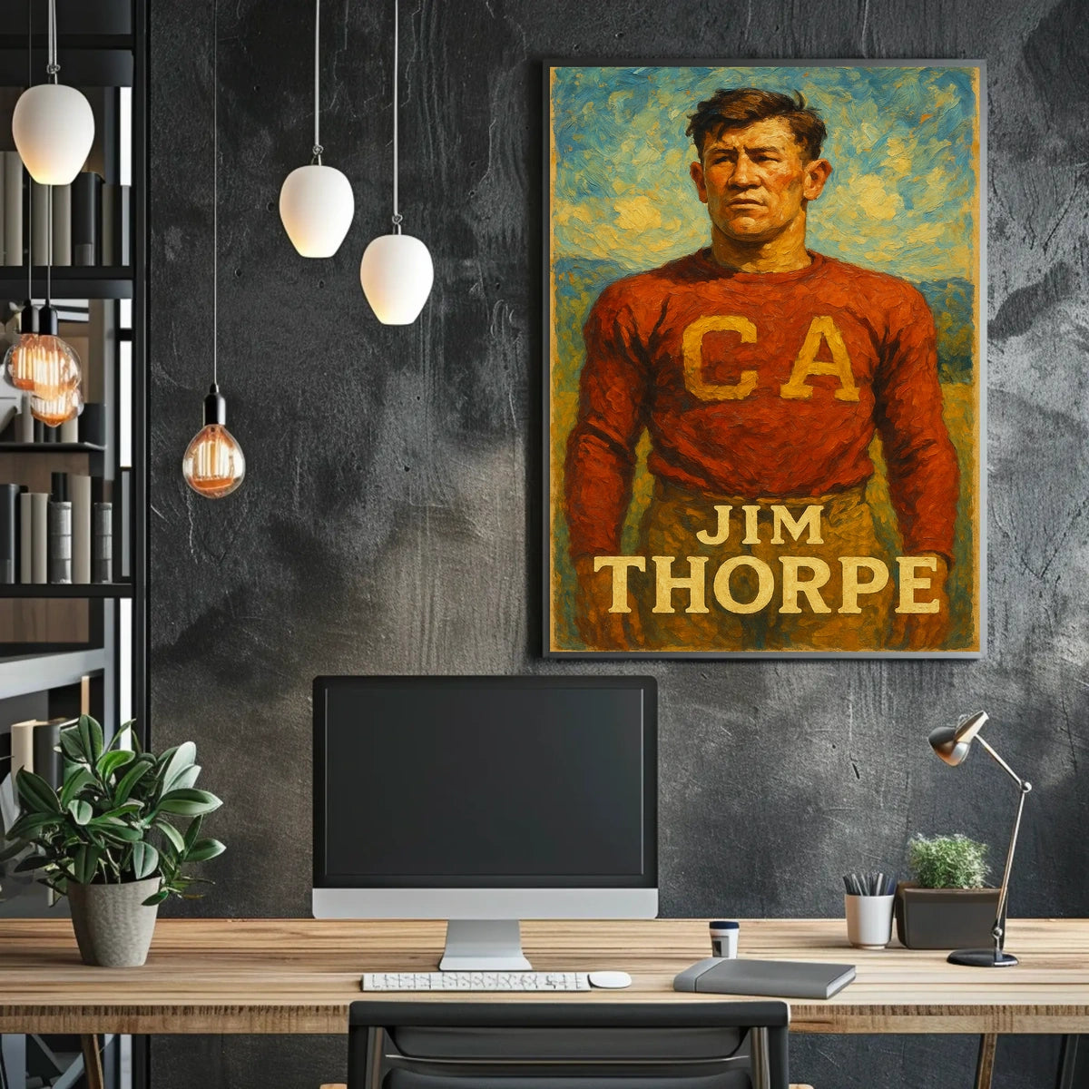 Jim Thorpe Portrait Poster
