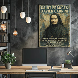 Saint Frances Xavier Cabrini Heritage Cultural or Heritage Poster